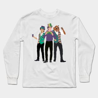 Mardi Gras Boys Long Sleeve T-Shirt